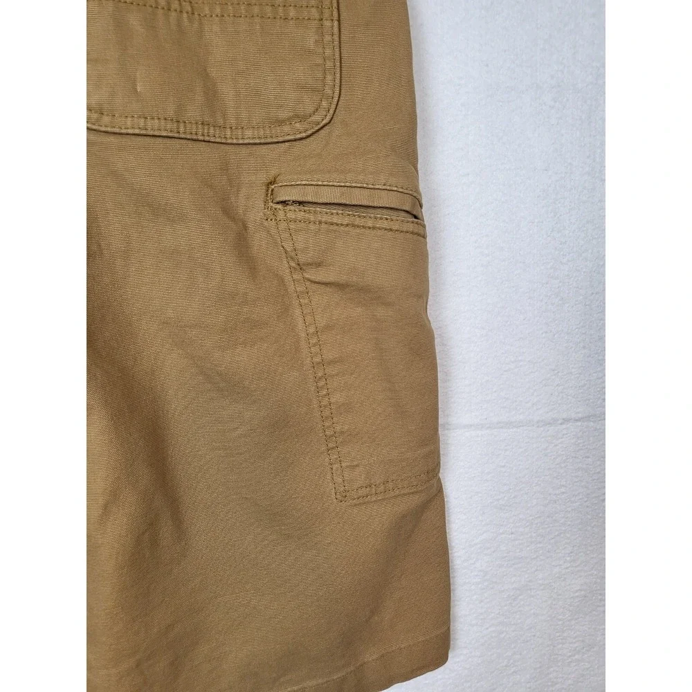 Carhartt Rugged Flex Relaxed Fit BROWN Canvas Work Shorts BS2514-M Size 50 - Picture 3 of 7